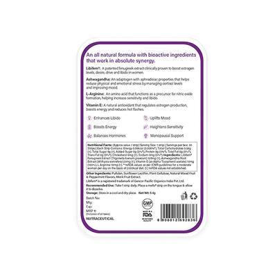 Wellbeing Nutrition Melts Into Her Desire Strips - Refreshing Peppermint 30's - Women Health