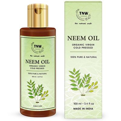 The Natural Wash Pure Cold Pressed Neem Oil For Skin And Hair 100 Ml - Hair Oils