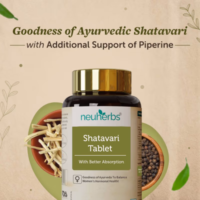Neuherbs Shatavari Tablets 60's - Women Health