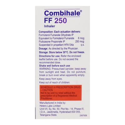 Combihale FF CFC free 250 Inhaler 120MD 1's - Asthma/COPD-Ast