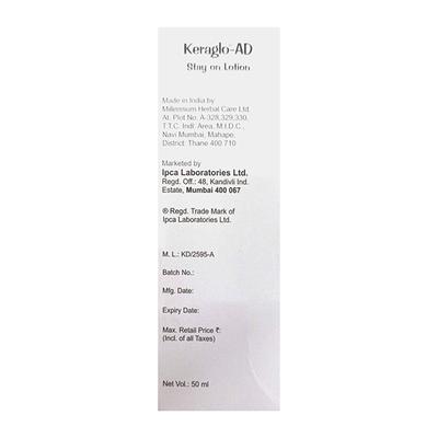 KERAGLO AD STAY ON PARABEN FREE Lotion 50ml - Dandruff-TAA