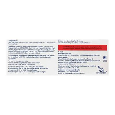 WEGOVY 0.5mg Injection 1.5ml - Diabetes-Ant