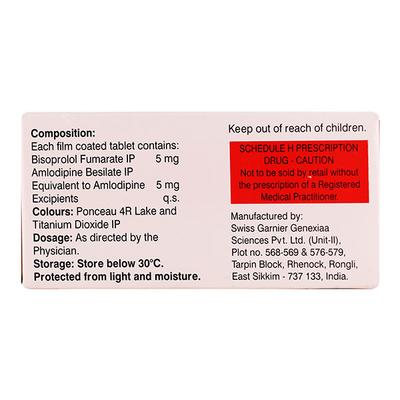 BISONEXT AM 5 Tablet 15's - Hypertension-Bet