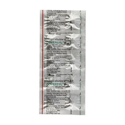 Coversyl 8mg Tablet 10'S - Hypertension-ACE