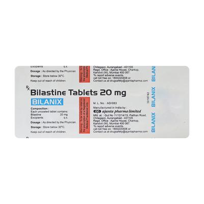 BILANIX Tablet 10's - Allergies-Ant