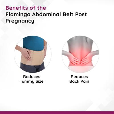 Flamingo Abdominal Belt Post Pregnancy (OC2520) (XXXL) 1's - Abdomen/Neck/Arm/Elbow Supports