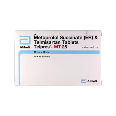 Telpres Mt 25Mg Tablet 15's - Hypertension-Ang