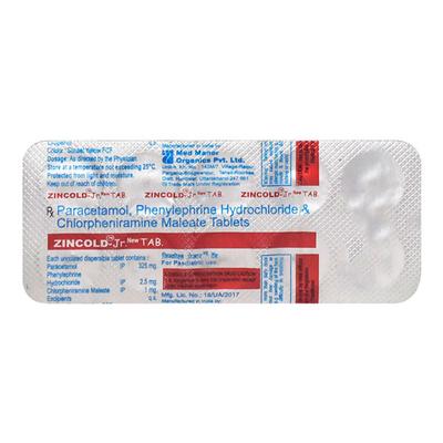 ZINCOLD JR NEW Tablet 10's - Cough And Cold-Cou