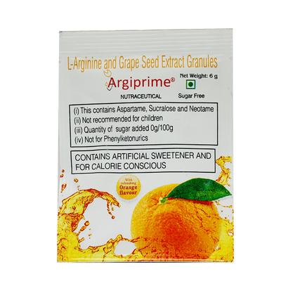 Argiprime Granules Sugar Free Orange Flavour 6gm - Supplements-Sup
