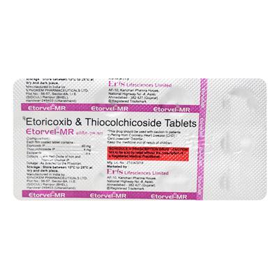 Etorvel MR Tablet 10'S - Pain relief-Nsa