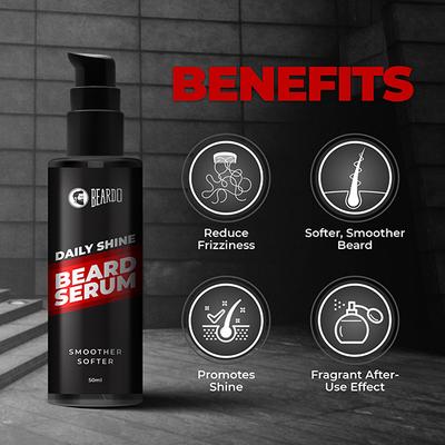 Beardo Daily Shine Beard Serum 50ml - Hair Serums