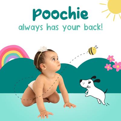 Romsons Poochie Play Pants Baby Diaper L 22's - Diapers & Wipes