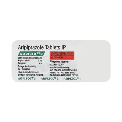 Arpizol 2mg Tablet 10'S - Schizophrenia-Aps