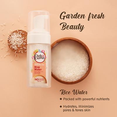 Buds & Berries Rice Water Face Wash 100 ml - Face Wash & Cleansers