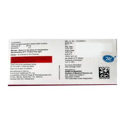 NOBEGLIZ 60 XR Tablet 10's - Diabetes-Ant