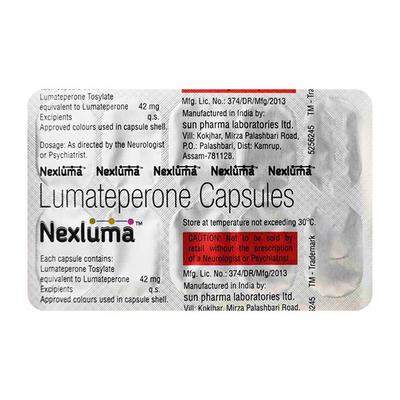 NEXLUMA Capsule 10's - Schizophrenia-Aps