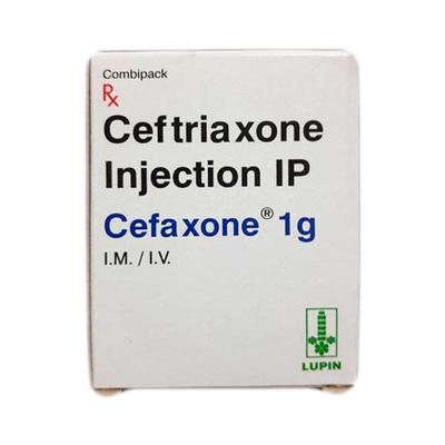 Cefaxone 1gm Injection 1's - Bacterial Infections-Cep