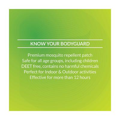 Bodyguard Natural Anti-Mosquito Patch (Pack of 2 x 24's) - Mosquito Repellent