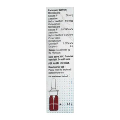 MOMEFLO AZ 75md Nasal Spray 9.5g - Nasal Congestion-Nas