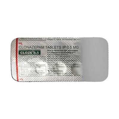 Cloze 0.5mg Tablet 10'S - Anxiety-Anx