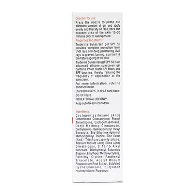 TRUDERMA SUNSCREEN SPF 50 Gel(Topical) 50gm - Sunscreen Preparations-Emo