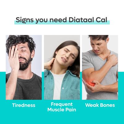 Diataal Cal StrongBones Tablet 10's - Calcium And Minerals
