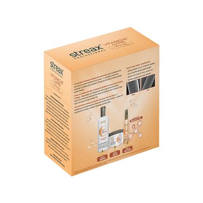 Streax Professional Vitariche Repair Max Post Care Combo Kit ( Shampoo + Masque + Serum) 600 ml - Hair Sets & Kits