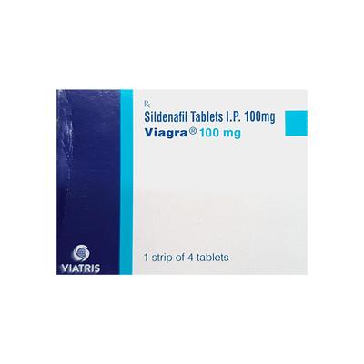 VIAGRA 100mg Tablet 4's - Impotence/Erectile Dysfunction (Ed)