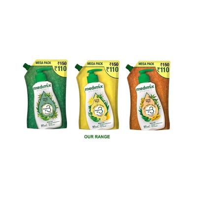 Medimix Neem Tulsi Aloe Hand Wash 750 ml - Soaps