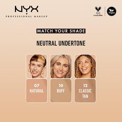 Nyx Professional Makeup Total Control Pro Drop Foundation - Nude 13 ml - Foundation