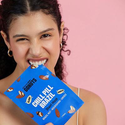 GONUTS By Bewakoof Chill Pill Brazil Face Sheet 20 gm - Sheet Masks