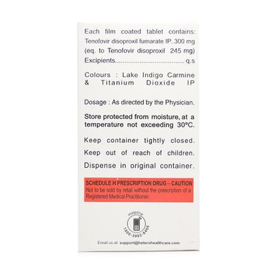 Tenof 300mg Tablet 30'S - Viral infections-Ant