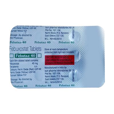 FEBUTAZ 40 Tablet 15's - Gout