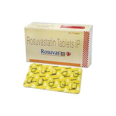 Rosuvas 40mg Tablet 10'S - High Cholesterol-Dys