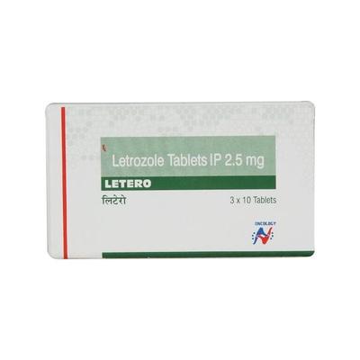 Letero 2.5mg Tablet 10'S - Cancer Oncology-Hor