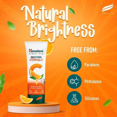 Himalaya Brightening Vitamin C Orange Face Wash 150 ml - Personal Care (Ayush)