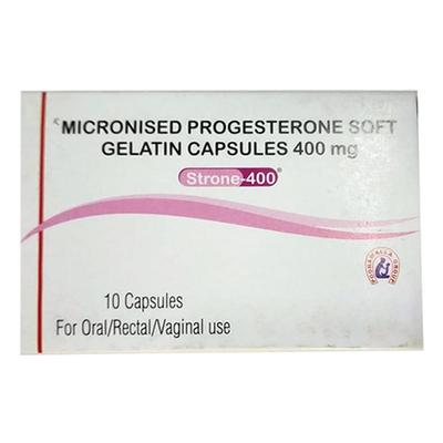 Strone 400mg Capsule 10'S - Hormonal Therapy-Oes