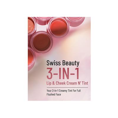 Swiss Beauty Lip, Cheek And Eyeshadow Tint, Shade - Berrylicious 8 gm - Lipsticks
