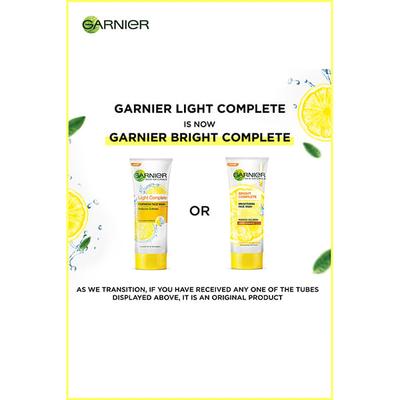 Garnier Skin Naturals Light Complete Facewash 100 Gm - Face Wash & Cleansers