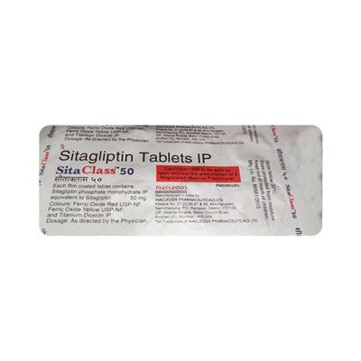 SITACLASS 50 Tablet 10's - Diabetes-Ant