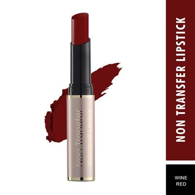 Swiss Beauty Non Trasfer Water Proof Lipstick - (Wine Red) 3 gm - Lipsticks