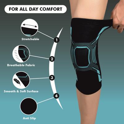 AccuSure Orthopedic Pain Relief Knee Support (L) 1's - Knee/Ankle/Leg/Foot Supports