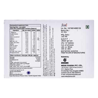 ECGLOW G 600 Tablet 10's - Supplements-Vam