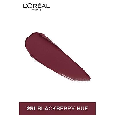 L'Oreal Paris Color Riche Moist Matte Lipstick, 251 Blackberry Hue 3.7 Gm - Lipsticks