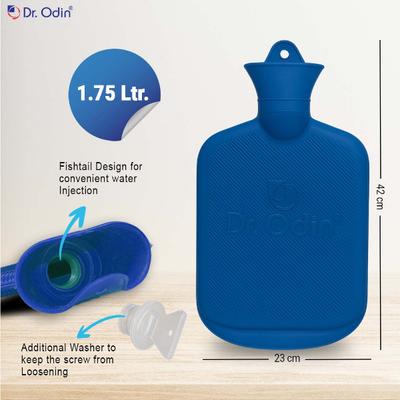 Dr. Odin Hot Water Bag 1750 ml - Dark Blue 1's - Hot Water Bags