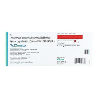 Duoflo Combipack 10'S - Bladder And Prostate Disorders-Dru