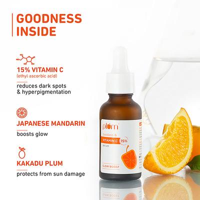 Plum 15% Vitamin C Face Serum with Mandarin (small) 20 ml - Face Serum