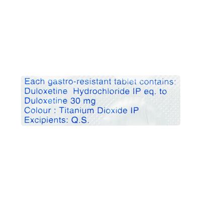 Duvanta 30mg Tablet 10'S - Depression-Ant
