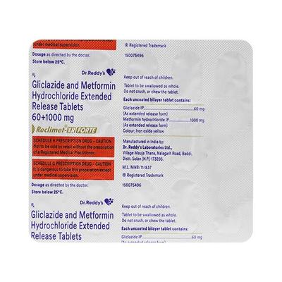 RECLIMET XR FORTE Tablet 15's - Diabetes-Ant