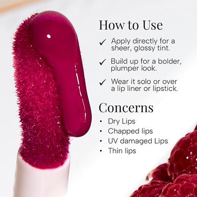RAS Luxury Skincare Super Plump Lip Oil Gloss - Golden Glow 9 ml - Lip Glosses